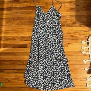 Reformation blue floral dress